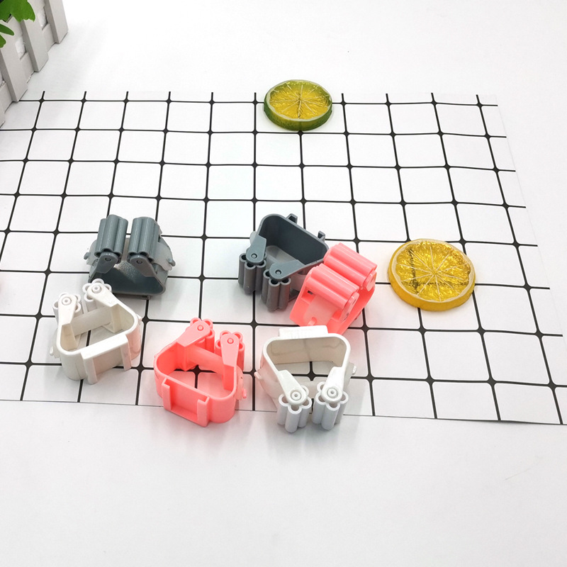 Mop Hook Hanger Free to punch Wall hanging wall Upper Makeup Room Sweep the Mop Clip Thever Powerful Fixed Buckle