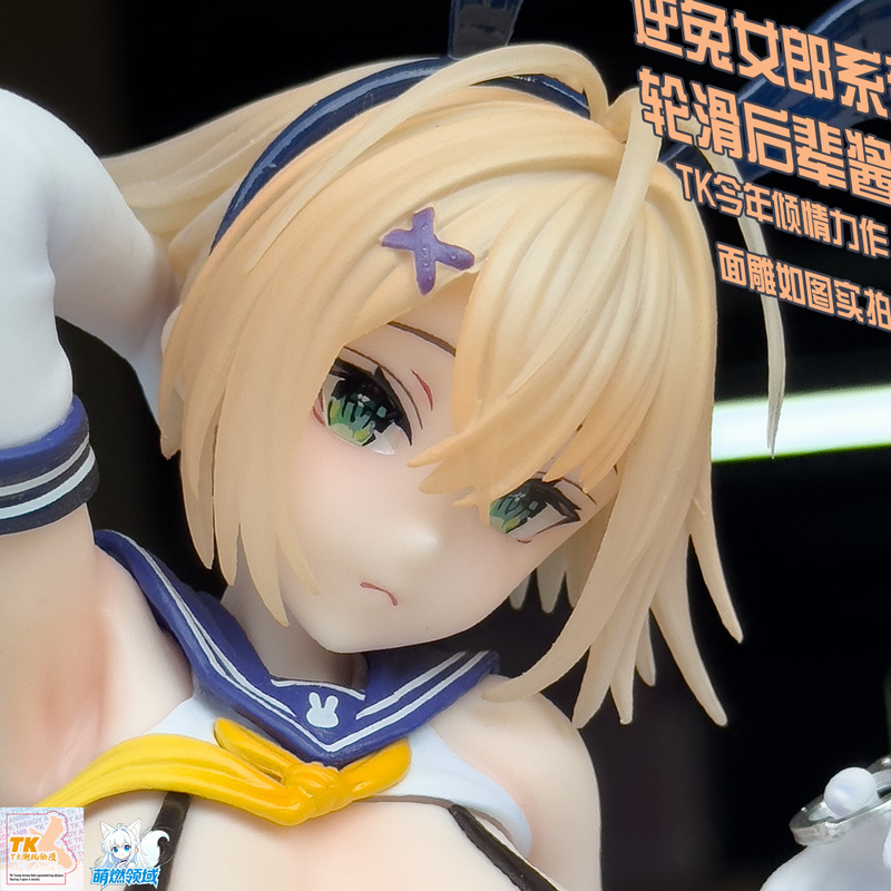 Kindergarten Factory Reverse Bunny Girl Series Junior Shoujo Figure 1/6 Model Black Stockings Roller Skates Short Hair Blonde Cute Girl Hot and Sexy