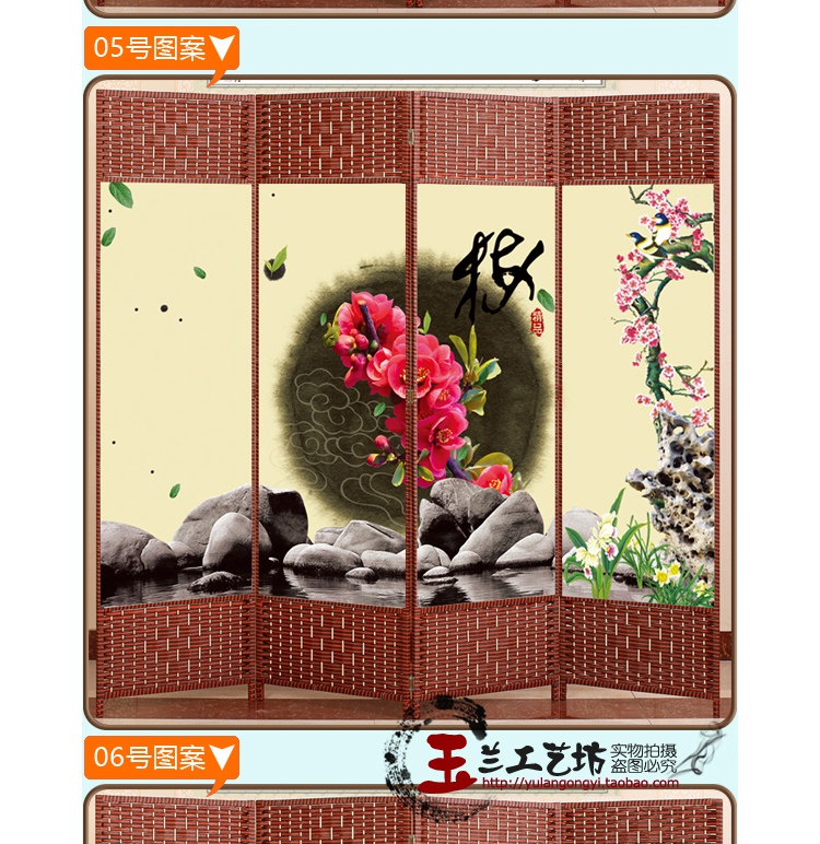 Vách ngăn thời trang phòng khách gấp màn hình hiện đại tối giản hai mặt gỗ rắn di chuyển Trung Quốc vải gấp phòng ngủ hiên - Màn hình / Cửa sổ vách gỗ ngăn phòng khách