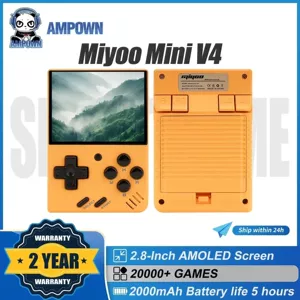 Консоли AMPOWN Miyoo Mini V4, портативные игровые плееры, 2,8 дюйма, IP