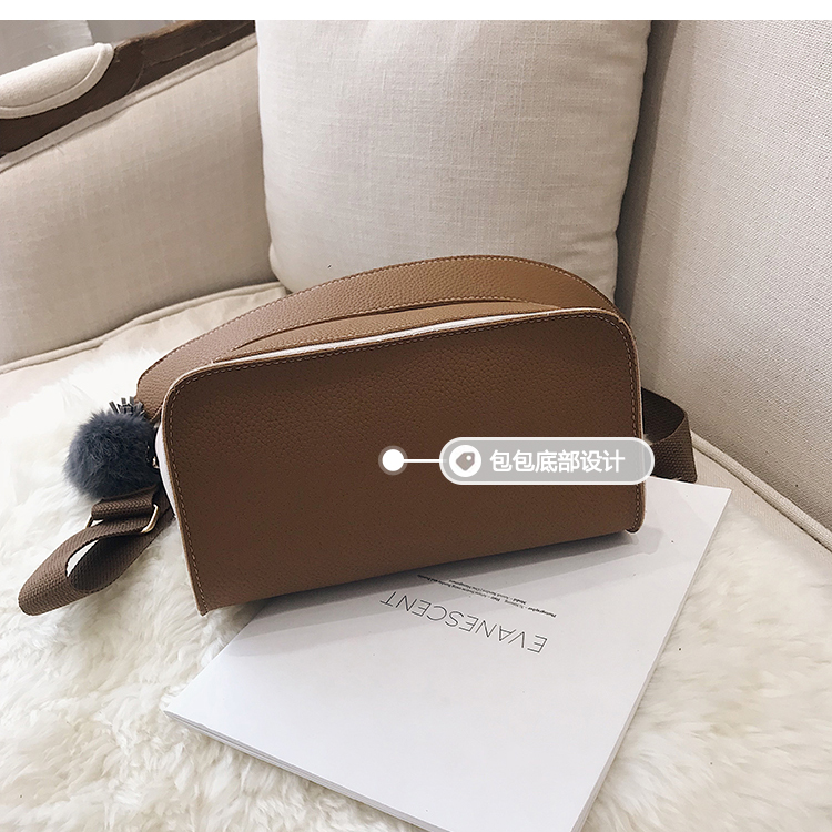 Mùa thu đông đơn giản túi xách nữ 2018 mới làn sóng phiên bản Hàn Quốc của túi xách Messenger hoang dã va chạm màu thời trang túi xách túi đeo chéo nữ đi chơi