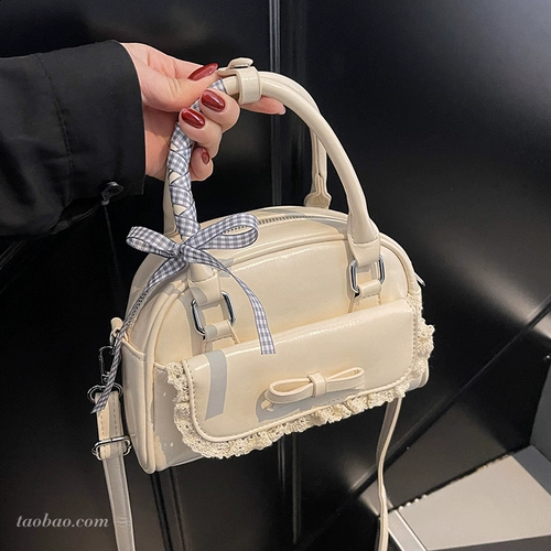 Летняя портативная сумка через плечо с бантиком, премиум класс