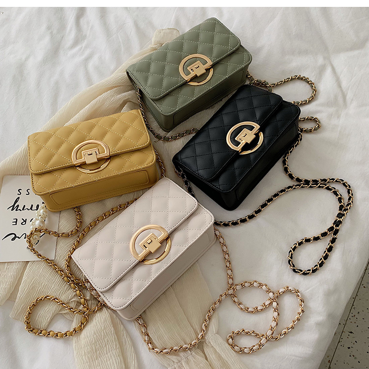 Mùa hè mới túi nhỏ túi xách 2019 làn sóng mới thời trang phổ biến túi Messenger sang trọng chuỗi vai nhỏ túi vuông - Túi xách nữ các loại túi xách nữ