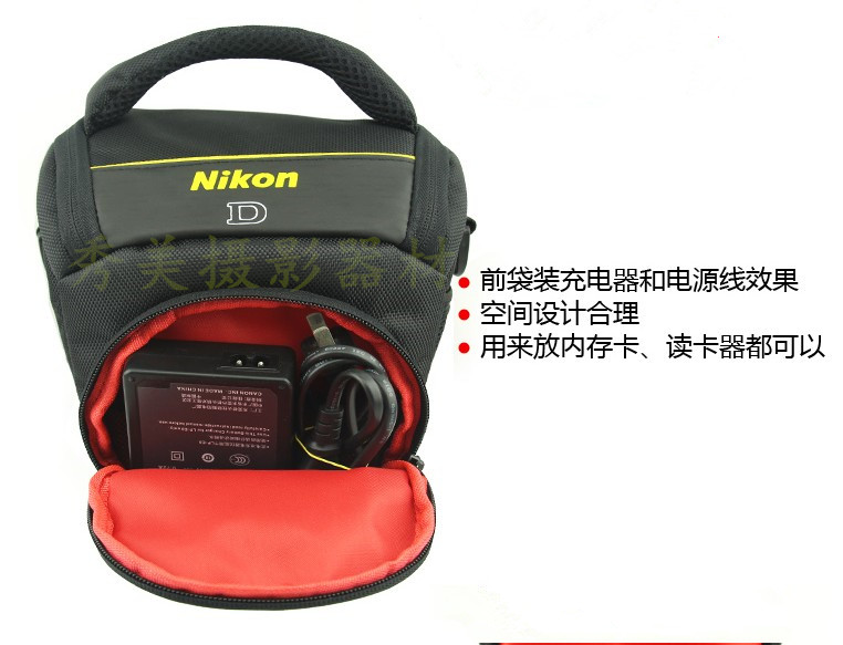 Túi đựng máy ảnh DSLR Nikon Z6 Z7 D800 D9000 D7200 D750 D610 D500 - Phụ kiện máy ảnh kỹ thuật số túi máy ảnh canon