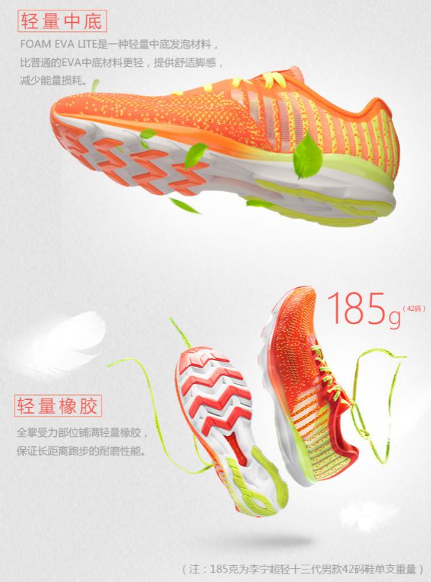 Giày thể thao Li Ning Giày nam chạy siêu nhẹ 13 thế hệ mười ba nhẹ thở đêm chạy giày mùa hè ARBL015 giày thể thao nam nike