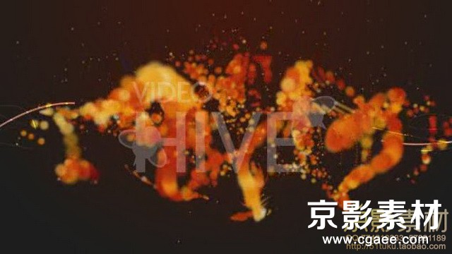 AE模板-着火的3D文字演示片头模板 3D-Text Evolutions V3 – Fire