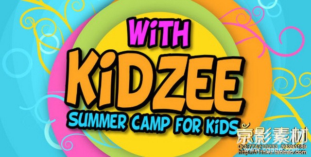 AE模板-儿童夏令营片头 Kidzee-Summer Camp For Kids