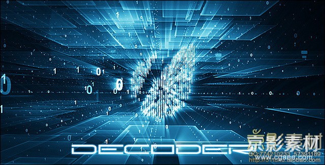 AE模板-炫酷科技感LOGO标志展示片头 Decoder