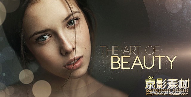 AE模板-美丽人生娱乐时尚图片宣传展示片头 The Art of Beauty
