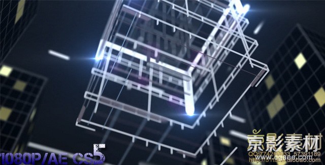 AE模板-震撼摩天大楼LOGO演绎片头 Skyscraper Opener