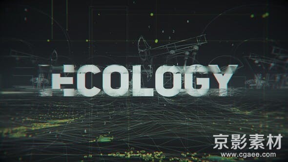 AE模板-生态工业能源开采开场片头片头 Ecology Industrial Trailer 26634405