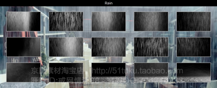 MotionVFX mWater 75组下雨真实效果合成素材高清视频素材