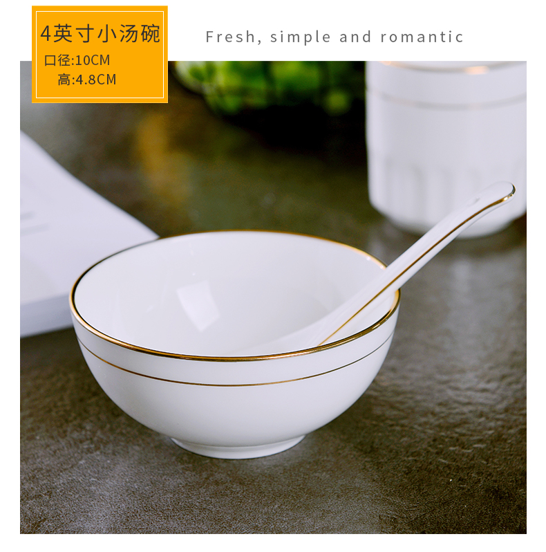 Jingdezhen tableware creative hotel table dishes spoon towel plate up phnom penh chopsticks rack in suit style of restaurant
