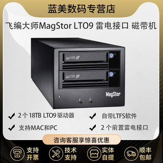 Flying master dual drive tape drive