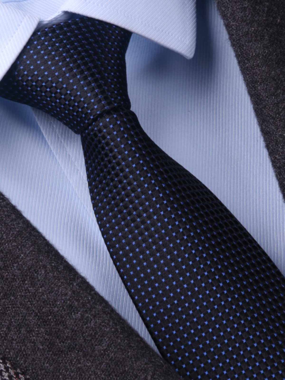 Silk Tie for Men, Genuine Silk Formal Wear, Business Attire, Korean Style Striped Professional Groom's Tie, British Style Wedding