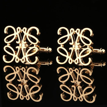 Square Hollow French Cufflinks Cuff Studs Cuff Buttons Shirt Wedding Groom Men's and Women's Wedding Suit Shirt Cufflinks