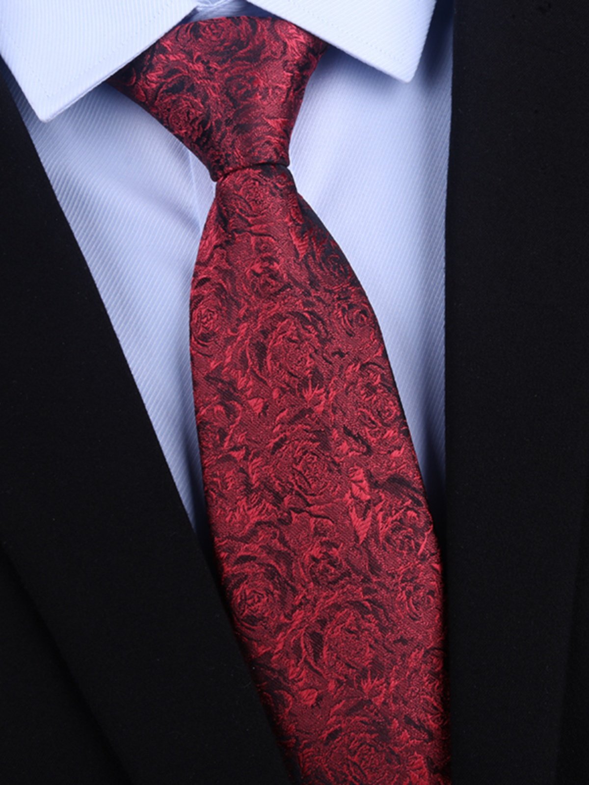 Blue Plaid Silk Tie Men's Business Formal Wear Mulberry Silk Zipper Lazy Tie Gift Box