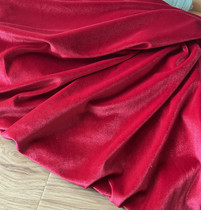 Bean Sand Dark Red Coffee Color Velvet Fabric Lotus Powder Velvet Wedding Gown Fabric Wedding Dresses Fabric Fabric fabric