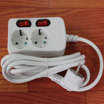 Independent switch conversion plug and socket extension board European electrical appliances used in China European standard German standard to national standard