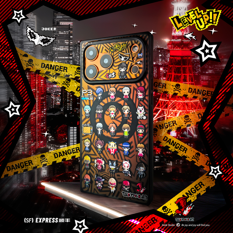 【Square Pixel】Seele Persona Magnetic Phone Case Compatible with iPhone 17 Pro Max Apple 16 Pro Transparent Black Laser Imd Double Layer Printed Anime 2D Protective Cover 【Square Pixel】Seele Persona Magnetic Phone Case Compatible with iPhone 17 Pro Max Apple 16 Pro Transparent Black Laser Imd Double Layer Printed Anime 2D Protective Cover