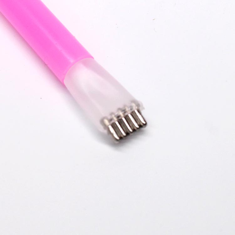 Dụng cụ làm móng tay Bút móng tay hai đầu mẫu nam châm Bút mắt mèo với bút từ DIY mận in nhãn hiệu mới - Công cụ Nail bộ làm móng 12 món