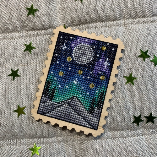 [DMC R Line Set] Печать Cross Stitch Citizen Custom Stamp Series 25-48 деревянные марки доски