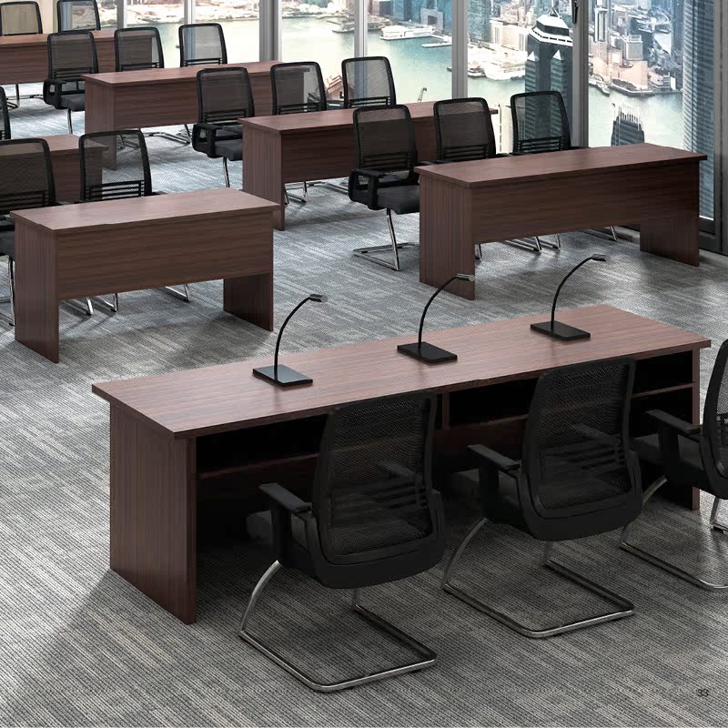 Conference room meeting table and chair training table and chair combination removable long strip training table lecture table rostrum podium