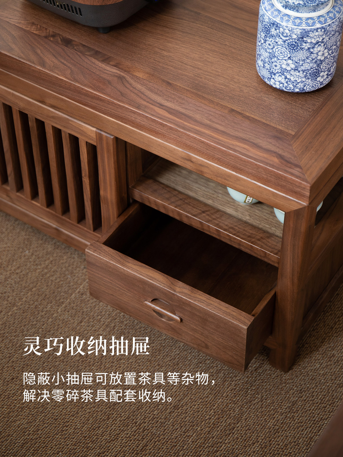 🛋️新中式实木茶边柜榻榻米矮柜炕桌柜,带你走进禅意生活空间🏡-其它柜类-淘宝好物网