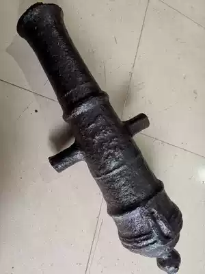 Red collection During the War of Resistance, the militia used the big iron left over from the Qing Dynasty It is suitable for patriotic education exhibitions and weighs 100 kg
