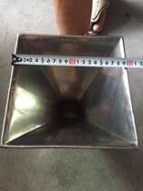 Customized 190 square stainless steel funnel round out tube funnel can be customized in various sizes