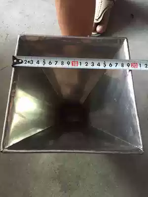 Customized 190 square stainless steel funnel round out tube funnel can be customized in various sizes