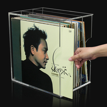 Vinyl record storage LP storage CD album acrylic transparent living room bedroom desktop display cabinet shelf