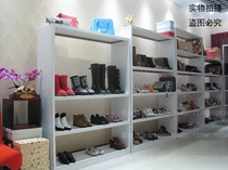 Leather shoes shelf side Island by wall frame wooden Zhongdao childrens shoes with lights Monopoly shoe rack wooden shoe support