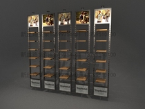 Men and women leisure business outdoor clothing mall counter display shelf rotating window transparent display