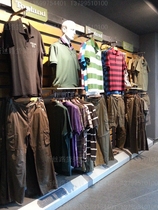 Outdoor clothing shelf outdoor sports equipment display rack Camel brand store exhibition rack Factory Direct