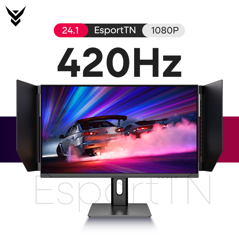Ic Monitor 24.1-Inch 420Hz Computer Etn Gaming Lcd High-Definition Fps Zhuowei Same Model Refresh Screen Ic Monitor 24.1-Inch 420Hz Computer Etn Gaming Lcd High-Definition Fps Zhuowei Same Model Refresh Screen