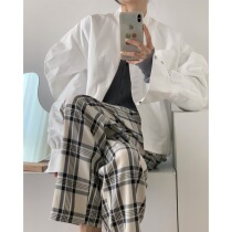  ICTS Pure White Aries Leg Retro Repair Flight jacket Baseball suit