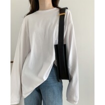 ICTS you need to wear lazy purple white gray three color into the pocket oversize long sleeve Tee