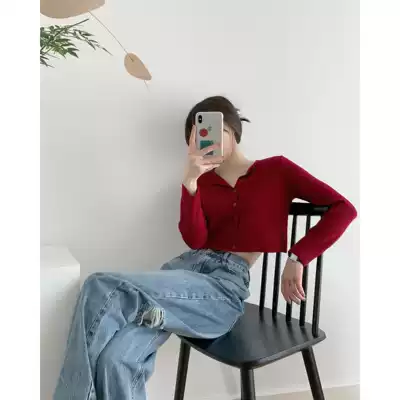 ICTS California girl pomegranate red milk coffee Zhang Yang free and easy to show white