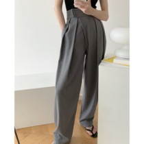  ICTS evaporates a new look solid wear Max dark gray crisp velcro thick suit pants autumn