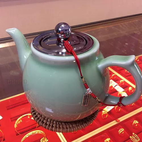 Принесение чайной чашки крышки 925 серебро 貔貅 貅 算 算 功 功 壶 壶 壶 壶 壶 壶 壶 壶