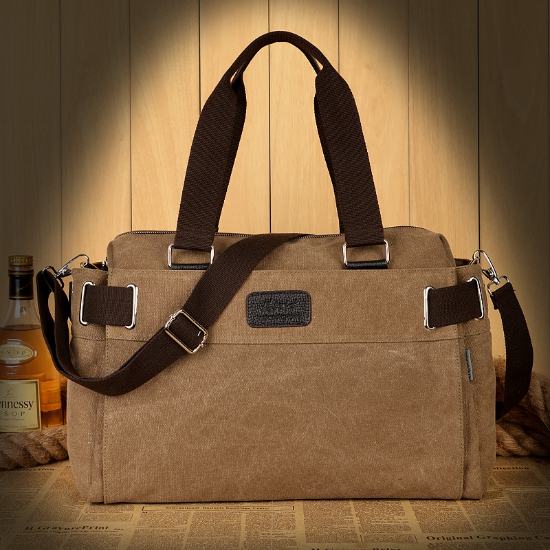 Full River Red 2022 New Canvas Man Bag Single Shoulder Bag Sloping Cross Handbag Brief Travel Bag
