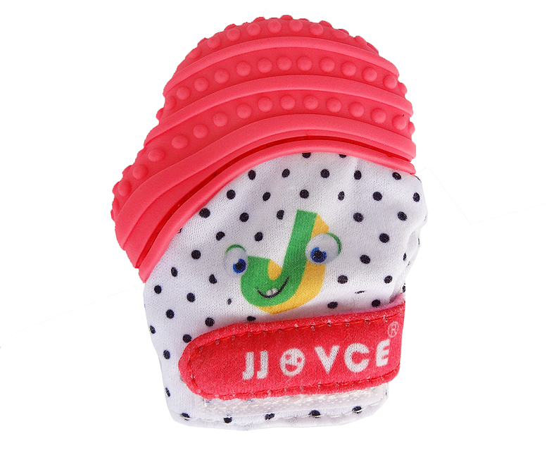 Găng tay teether bé JJOVCE nhai găng tay nhai ngón tay chống ăn có thể cắn găng tay cao su mềm - Gutta-percha / Toothbrsuh / Kem đánh răng tưa lưỡi cho trẻ sơ sinh