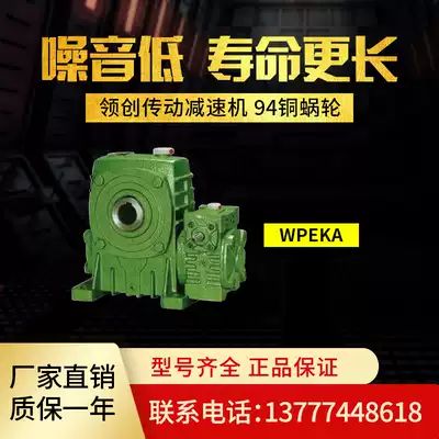 WPEKA(S) WPEKO WPEKX WPWEK Turbo Worm reducer two-stage transmission copper turbine