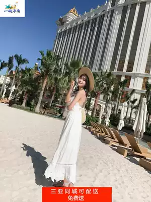 Sanya - - - Net celebrity Thailand Bali Maldives seaside resort beach skirt Bohemian female long skirt