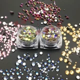 Красочный многоцветный мобильный телефон, защитный чехол для ногтей, смешанное ювелирное украшение, украшение для ногтей, 2 шт