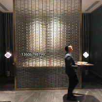 Colorful transparent frosted solid hot melt crystal brick glass brick partition art brick glass brick long partition