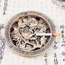 Ashtray retro Chinese style rich peony home living room trend multifunctional hotel net Leisure bar ashtray