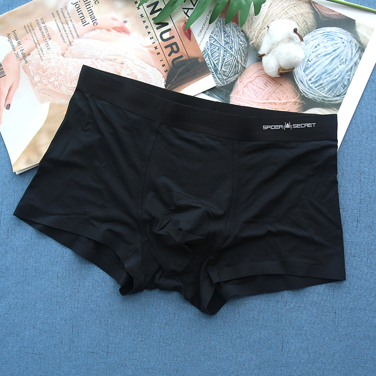 3 Gửi 1 Spider bí mật Mens Panties Mordale mềm nghi Stylish Plain Màu Mens phẳng quần Unduminsed 5147.