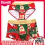 Carberi Giáng sinh cá tính nam nữ đôi đồ lót cotton modal UM129 UL229 quần lót cặp đôi ngộ nghĩnh